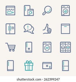 Kitchen Appliances Web Icons