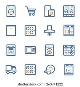 Kitchen Appliances Web Icons