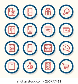 Kitchen Appliances Web-Symbole