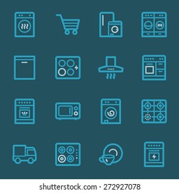 Kitchen Appliances Web Icons