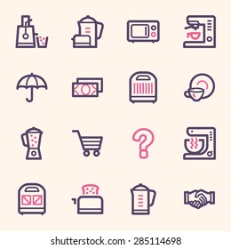 Kitchen Appliances Web Icons