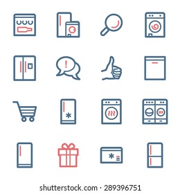 Kitchen Appliances Web-Symbole