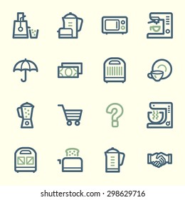 Kitchen Appliances Web Icons