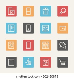 Kitchen Appliances Web Icons