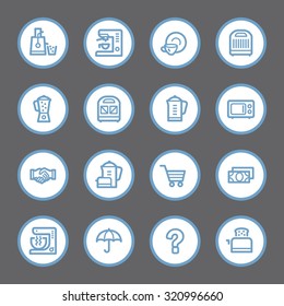 Kitchen Appliances Web Icons