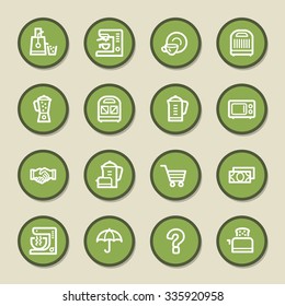 Kitchen Appliances Web Icons