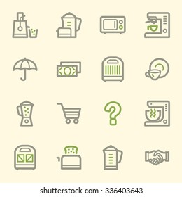 Kitchen Appliances Web Icons