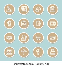 Kitchen Appliances Web-Symbole