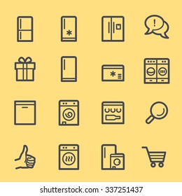 Kitchen Appliances Web-Symbole