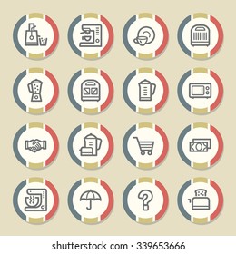 Kitchen Appliances Web Icons