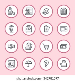 Kitchen Appliances Web-Symbole