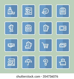 Kitchen Appliances Web Icons