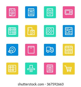 Kitchen Appliances Web Icons