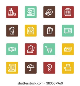 Kitchen Appliances Web Icons