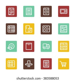 Kitchen Appliances Web-Symbole