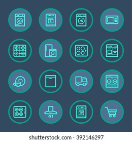 Kitchen Appliances Web Icons