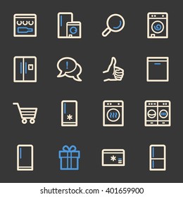 Kitchen Appliances Web Icons