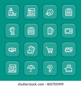 Kitchen Appliances Web Icons