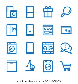 Kitchen Appliances Web-Symbole