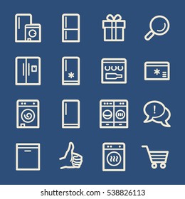 Kitchen Appliances Web Icons