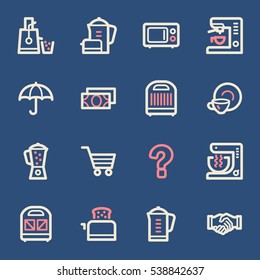 Kitchen Appliances Web Icons