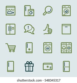 Kitchen Appliances Web Icons