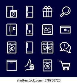 Kitchen Appliances Web Icons
