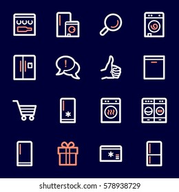 Dispositivos de cocina Iconos Web