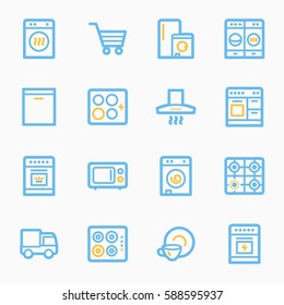 Kitchen Appliances Web Icons