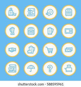 Kitchen Appliances Web Icons