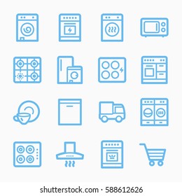 Kitchen Appliances Web Icons