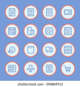 Kitchen Appliances Web Icons