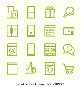 Kitchen Appliances Web Icons
