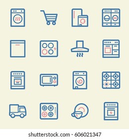 Kitchen Appliances Web Icons