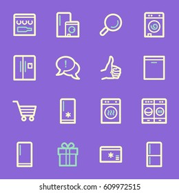 Dispositivos de cocina Iconos Web