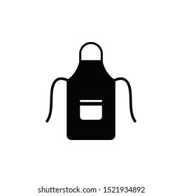 Kitchen apron icon. Chef garment. Cooking protective garment for mobile and web concept.