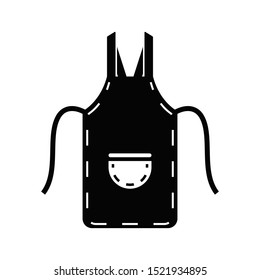 Kitchen apron icon. Cooking apron protective garment. Chef garment for mobile and web concept.