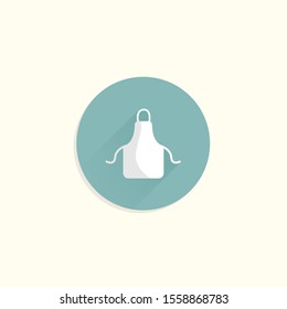 Kitchen apron protective garment flat vector icon. Kitchen apron protective garment flat vector icon. Kitchen apron protective garment flat vector icon. 