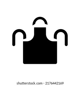 Icono de glifo vectorial plano de protección de plataforma de cocina