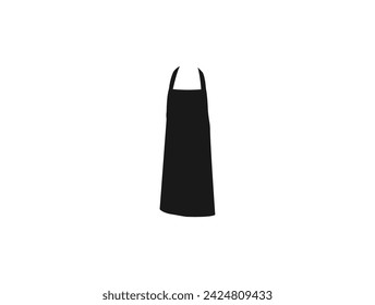 Küchenschürze Schutzkleidung Flat Vector Icon für Apps und Websites. Schürze Vektor-Illustration, Zeichnung, Gravur, Tinte, Linie Kunst, Vektor. Flache Vektordarstellung auf weißem Hintergrund isoliert.