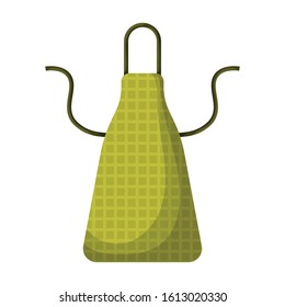 Kitchen apron vector icon.Cartoon vector icon isolated on white background kitchen apron.