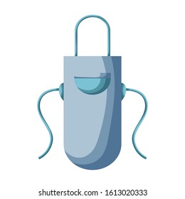Kitchen apron vector icon.Cartoon vector icon isolated on white background kitchen apron.