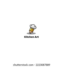 kitchen art logo vector designs	