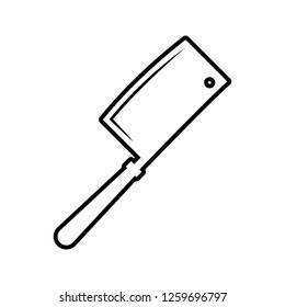 kitchen ax icon. Element of kitchen tools for mobile concept and web apps icon. Thin line icon for website design and development, app development