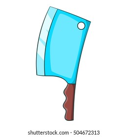 Kitchen axe icon. Cartoon illustration of kitchen axe vector icon for web
