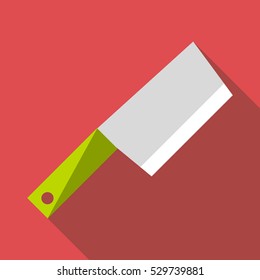 Kitchen axe icon. Flat illustration of kitchen axe vector icon for web