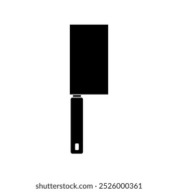 Kitchen axe illustrated in vector on background