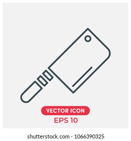 Kitchen Axe Vector Icon Illustration For Web And Mobile App.Ui/Ux