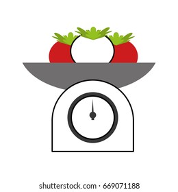 kitchen balance with tomatoes