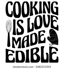 Kitchen black and white text quotes design